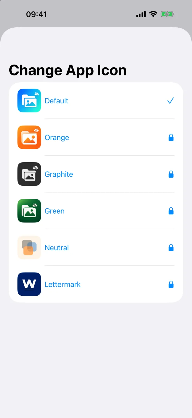 Make it feel like yours: WorkRoll icons